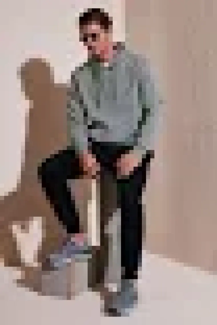 Buratti Slim Fit Kapüşonlu Kanguru Cepli İçi Tüylü Yumuşak Şardonlu Sweat Erkek SWEAT 5905281