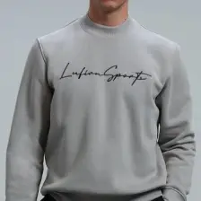 Lufian Lowe Erkek Sweatshirt Mürdüm