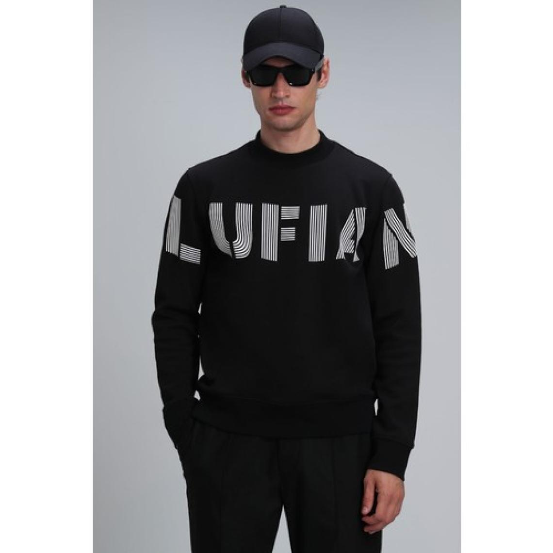 Lufian Todillo Erkek Sweatshirt Siyah