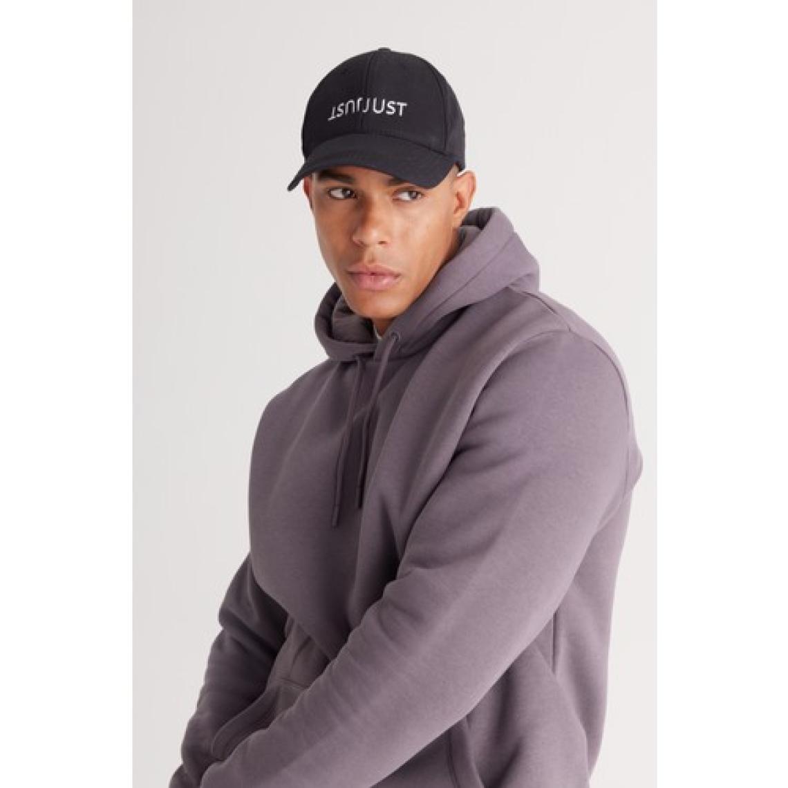 Altınyıldız Classics Erkek Koyu Gri Standart Fit Içi Polarlı 3 Iplik Kapüşonlu Kanguru Cepli Pamuklu Sweatshirt