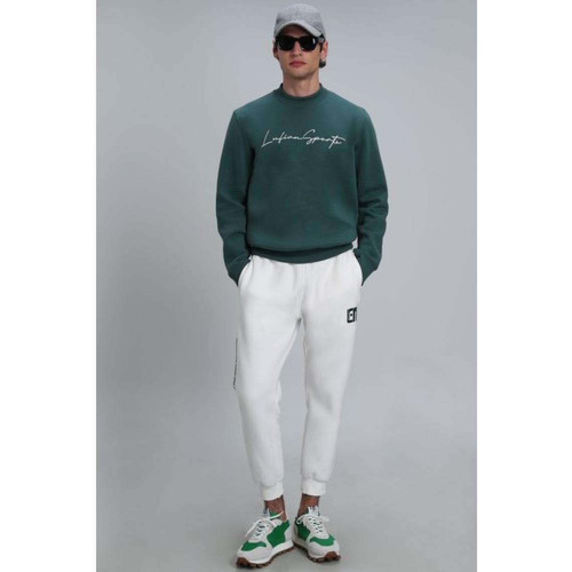Lufian Lowe Erkek Sweatshirt Mürdüm