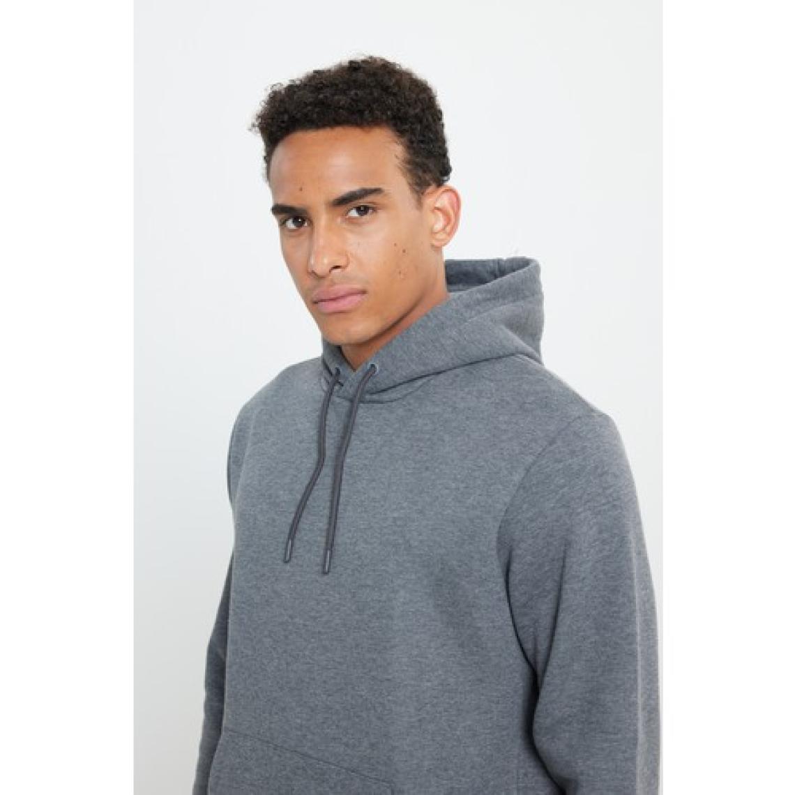 Altınyıldız Classics Erkek Antrasit-melanj Standart Fit Içi Polarlı 3 Iplik Kapüşonlu Pamuklu Sweatshirt