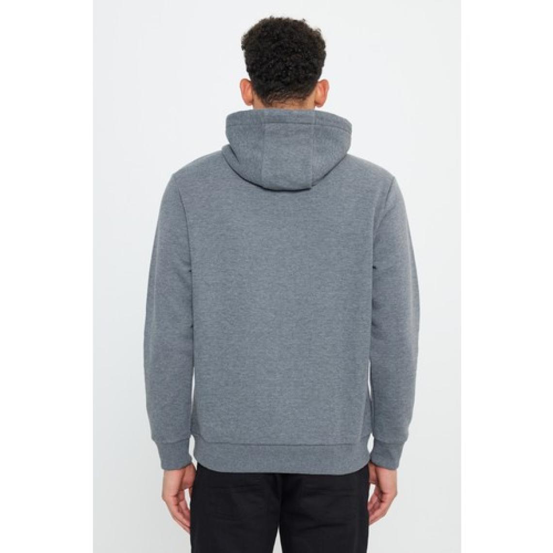 Altınyıldız Classics Erkek Antrasit-melanj Standart Fit Içi Polarlı 3 Iplik Kapüşonlu Pamuklu Sweatshirt