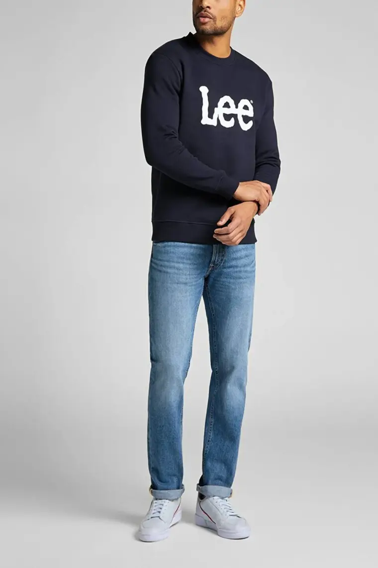 Lee Regular Fit Normal Kesim %100 Pamuk Sıfır Yaka Sweatshirt