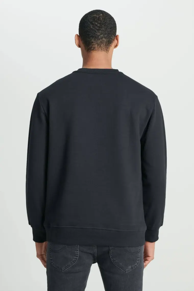 Lee Regular Fit Normal Kesim %100 Pamuk Sıfır Yaka Sweatshirt