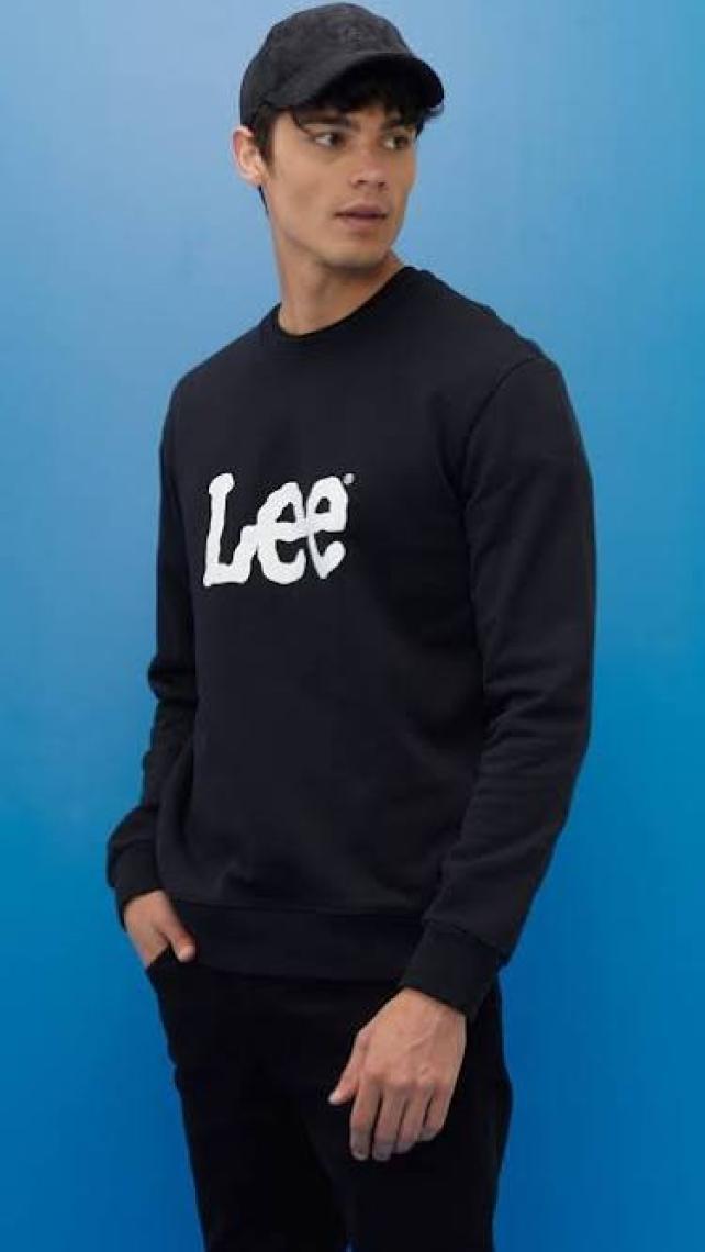 Lee Regular Fit Normal Kesim %100 Pamuk Sıfır Yaka Sweatshirt
