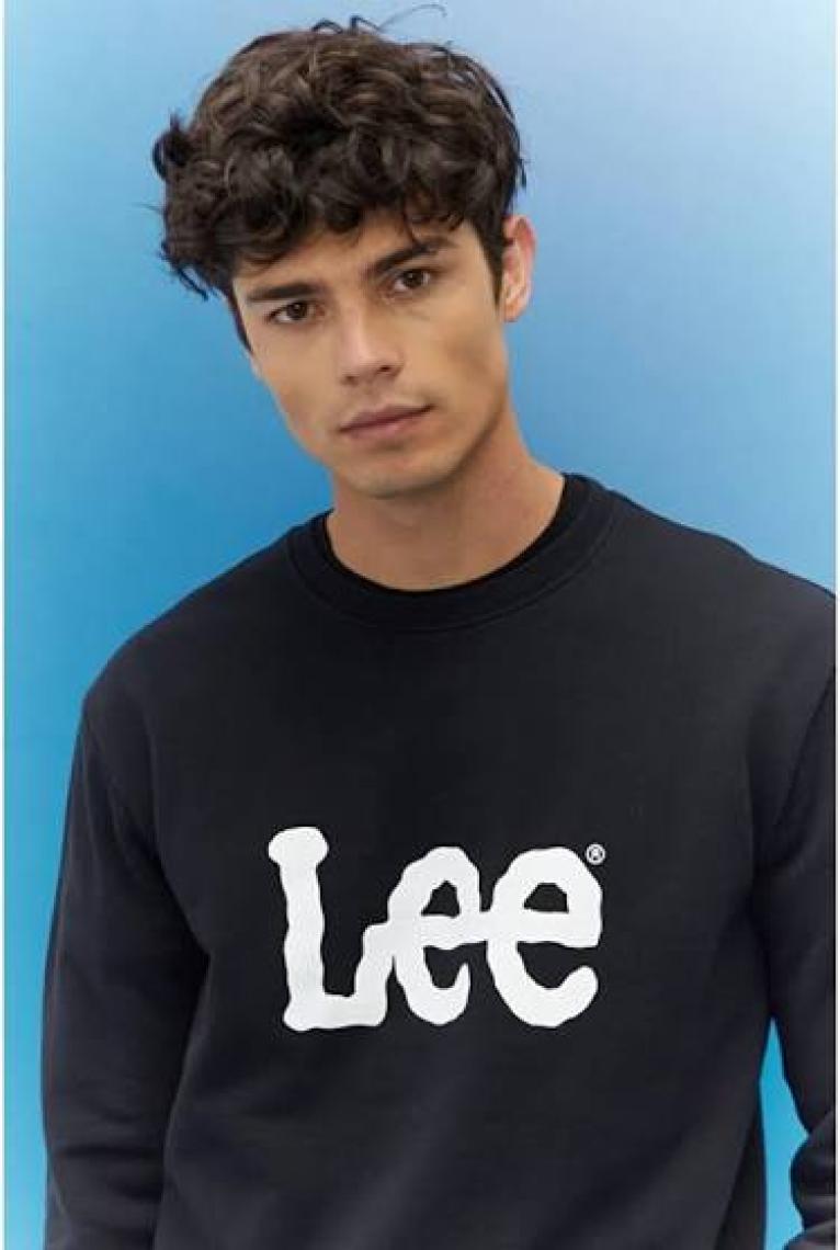 Lee Regular Fit Normal Kesim %100 Pamuk Sıfır Yaka Sweatshirt
