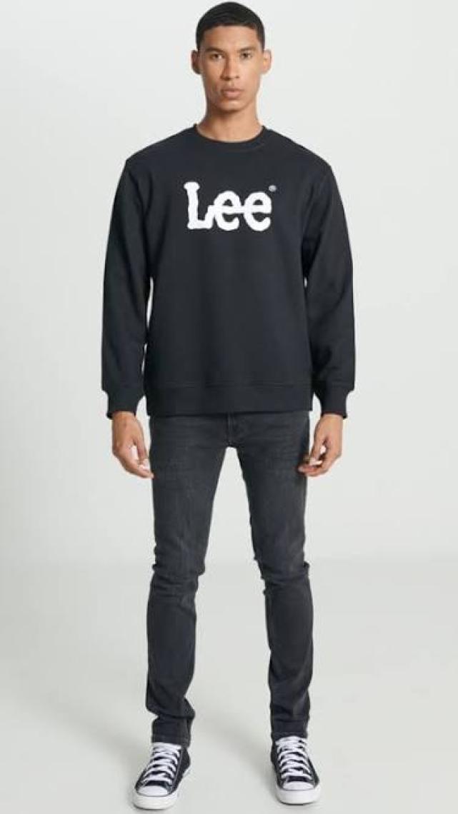 Lee Regular Fit Normal Kesim %100 Pamuk Sıfır Yaka Sweatshirt