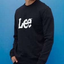 Lee Regular Fit Normal Kesim %100 Pamuk Sıfır Yaka Sweatshirt