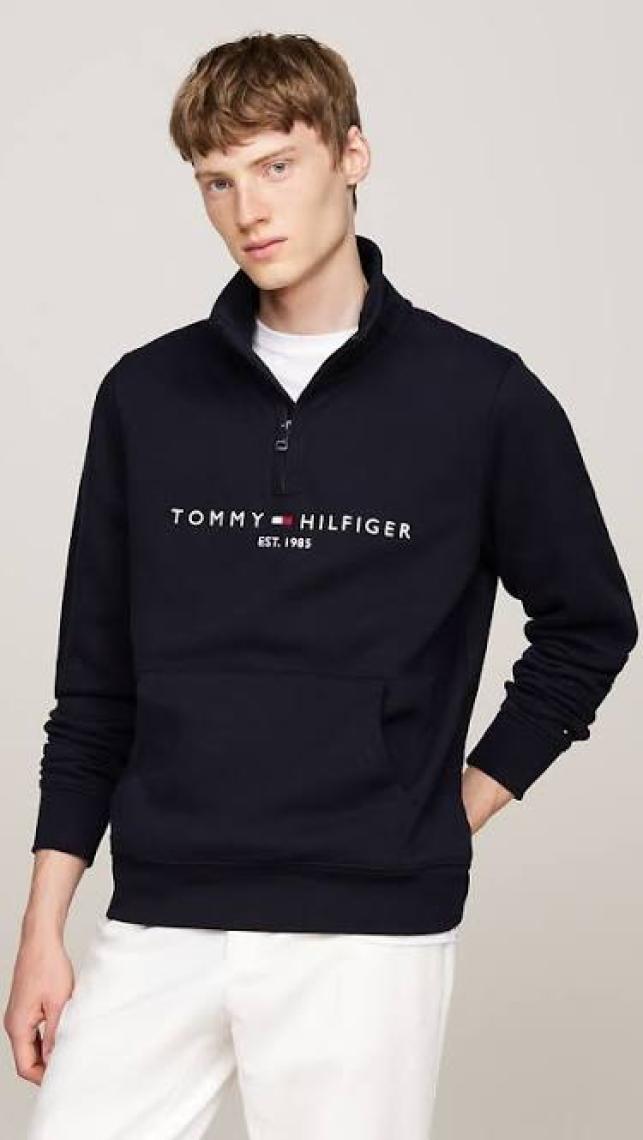 Tommy Hilfiger Mavi Erkek Sweatshirt MW0MW20954DW5