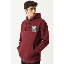 Riders By Lee Riders By Lee Loose Fit Rahat Kesim Kapüşonlu Şardonlu Haki Sweatshirt