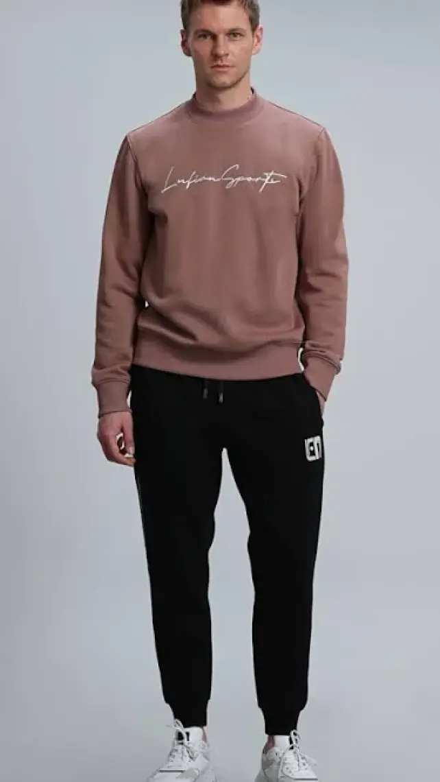 Lufian Lowe Erkek Sweatshirt Bakır