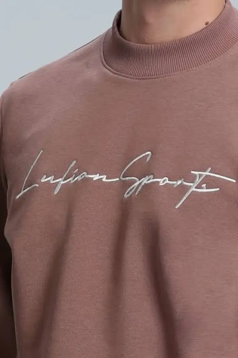 Lufian Lowe Erkek Sweatshirt Bakır