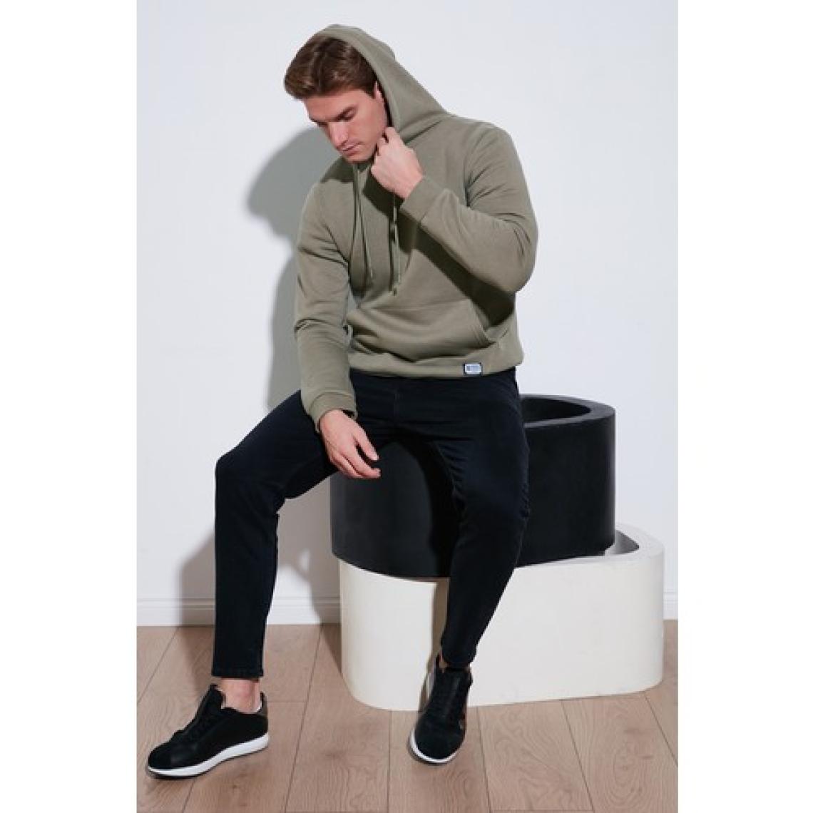 Buratti Slim Fit Kapüşonlu Kanguru Cepli Içi Tüylü Yumuşak Şardonlu Sweat Erkek Sweat 5905281