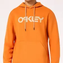 Oakley Turuncu Erkek Kapüşonlu Baskılı Sweatshirt FOA402599 B1B Po Hoodıe 2.0