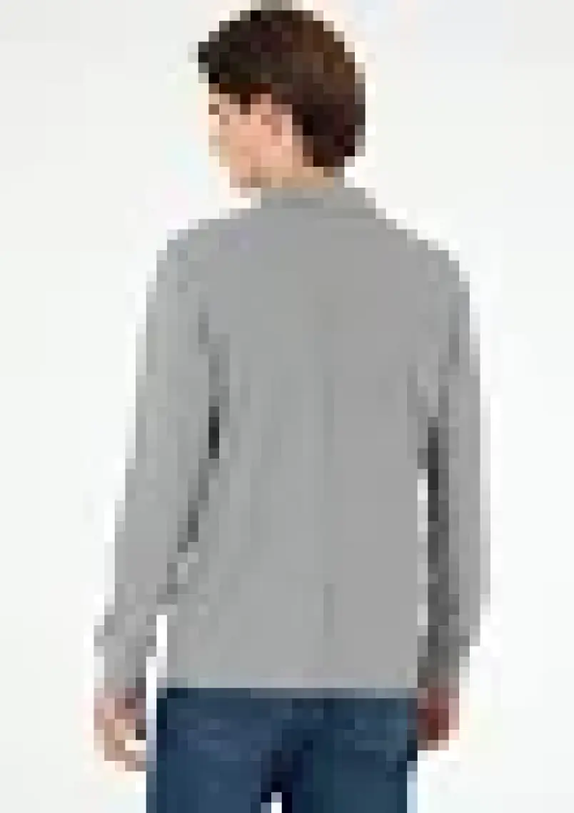 U.S. Polo Assn. Erkek Gri Melanj Sweatshirt 50295169-VR086