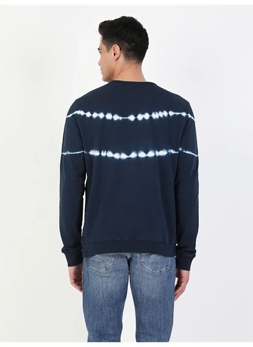 Regular Fit   Erkek Lacivert Sweatshirt