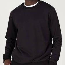 Altınyıldız Classics Erkek Siyah Standart Fit Normal Kesim Bisiklet Yaka 3 Iplik Pamuklu Sweatshirt