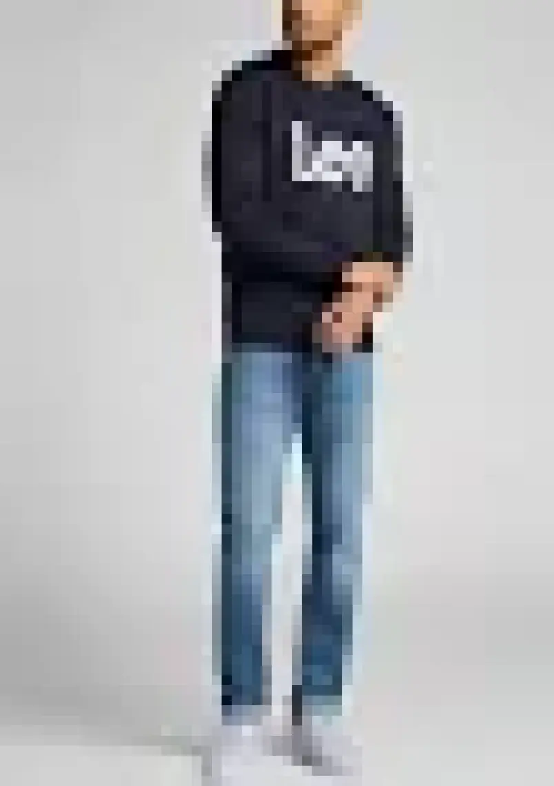 Lee Regular Fit Normal Kesim %100 Pamuk Sıfır Yaka Sweatshirt