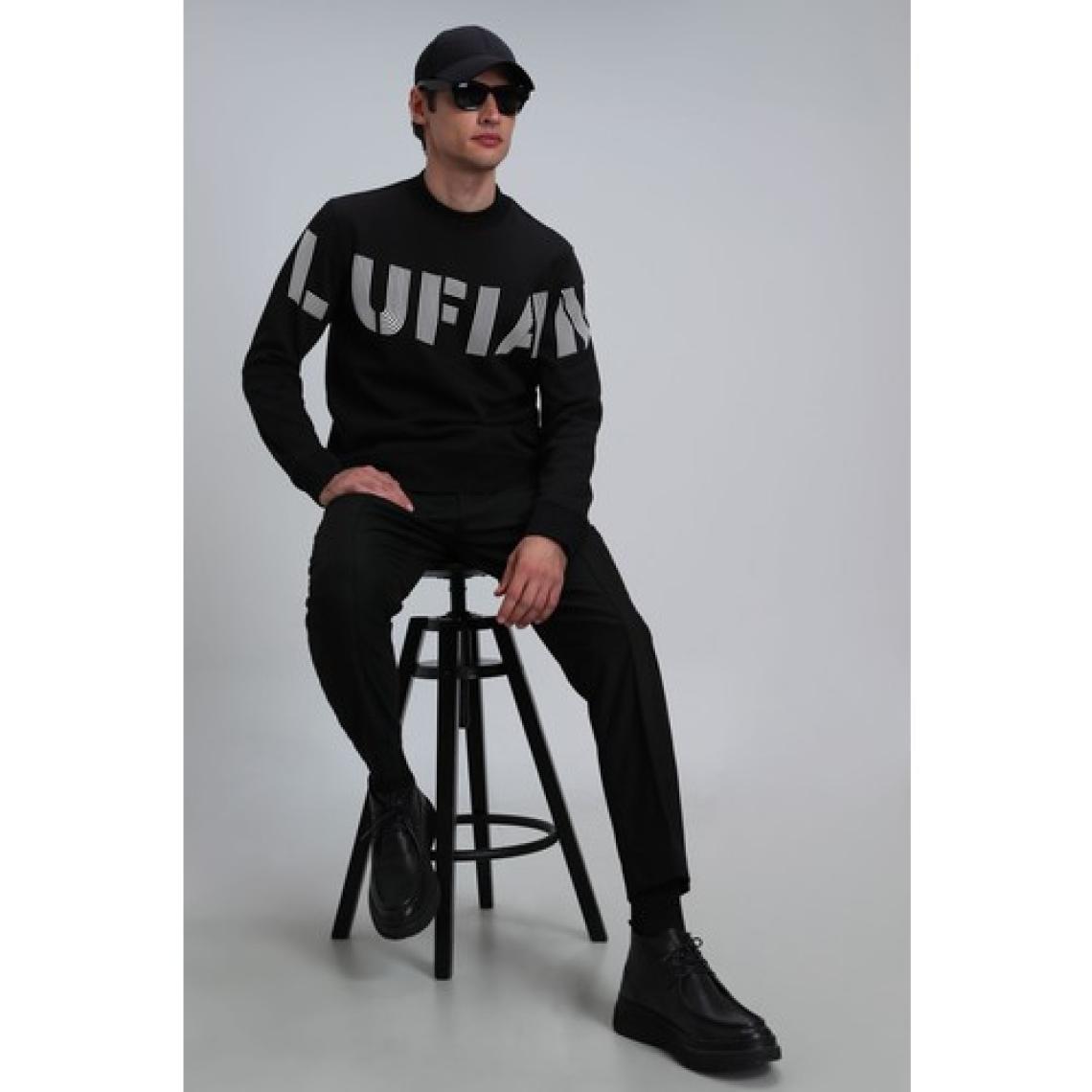Lufian Todillo Erkek Sweatshirt Siyah