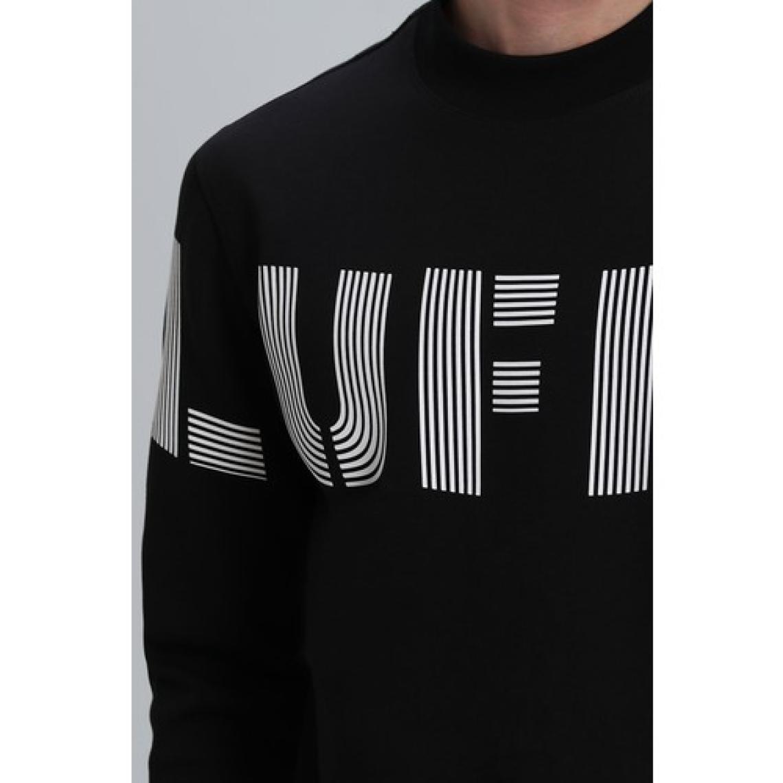 Lufian Todillo Erkek Sweatshirt Siyah