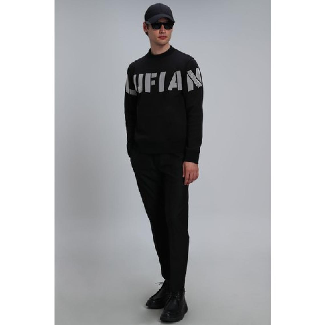 Lufian Todillo Erkek Sweatshirt Siyah