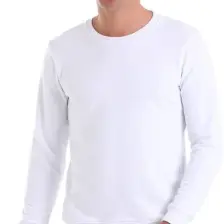 Hatemoğlu Beyaz Regular Fit Düz Pamuklu Bisiklet Yaka Sweatshirt
