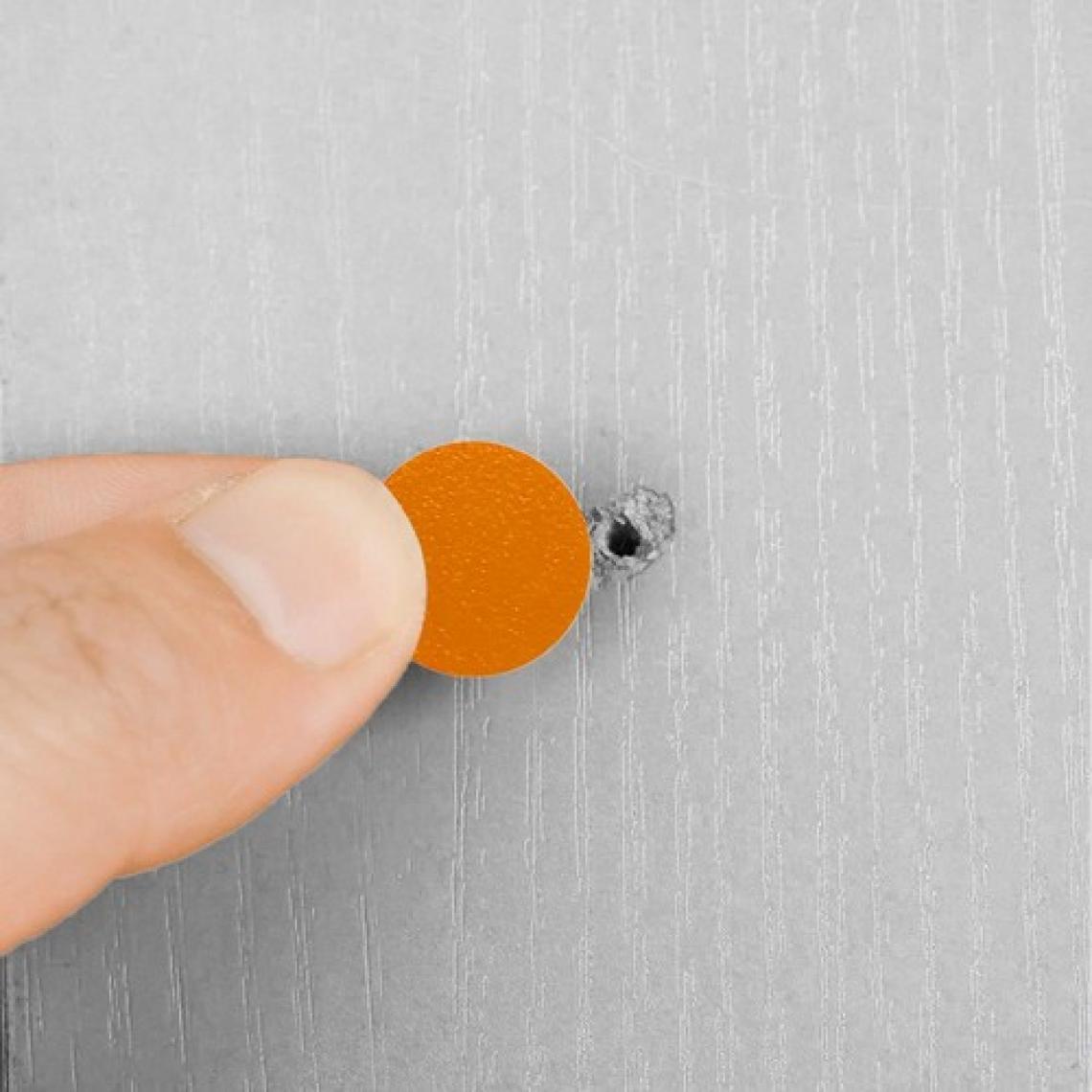 BADEM10 Yapışkanlı Vida Tapası Tıpası Turuncu Vida Kapatıcı Kapağı 100 Adet