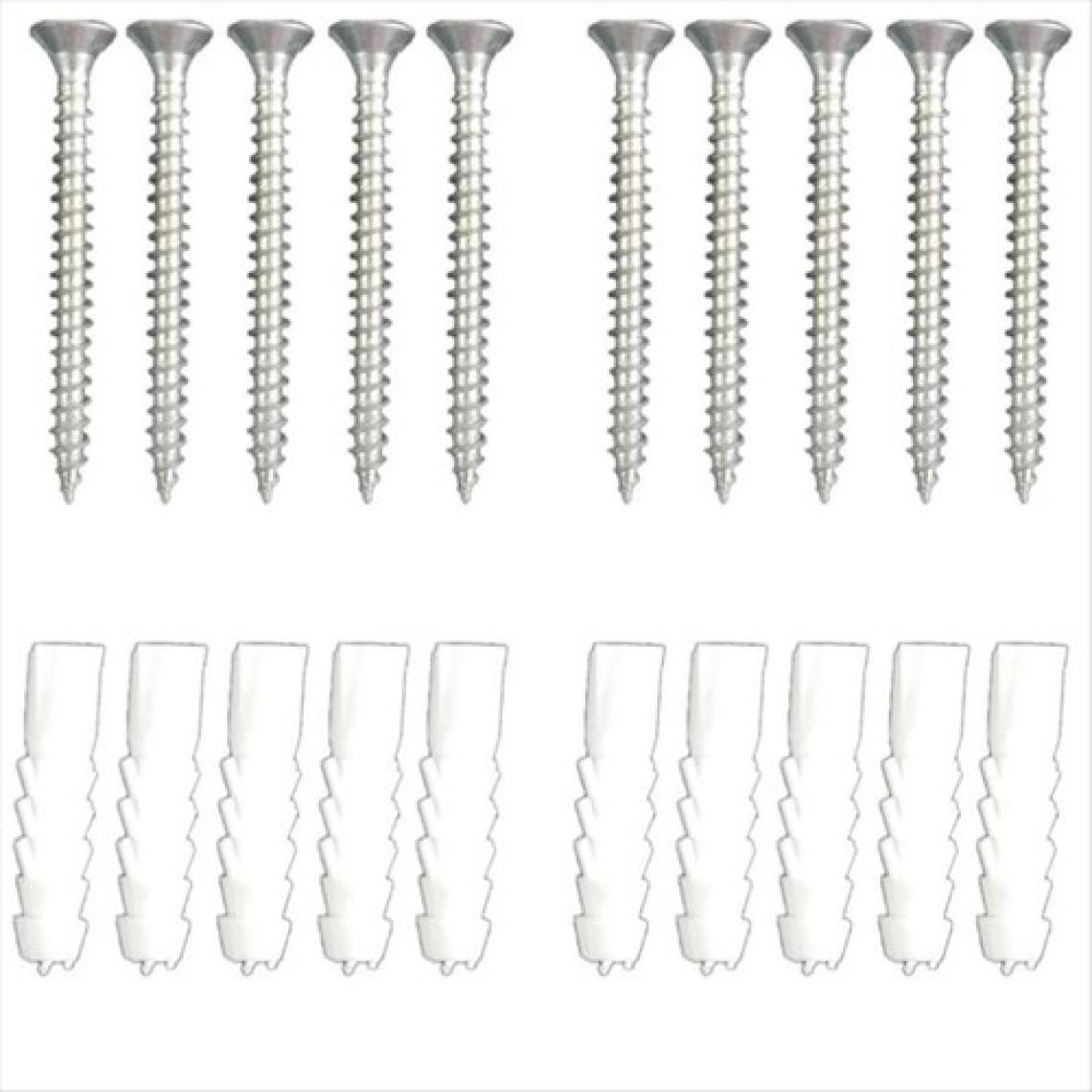 10 mm Plastik Dübel 5 x 50 mm Sunta Vidası 50 Adet 1. Kalite
