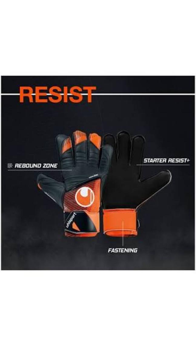 Uhlsport Uhlsport Starter Resist+ Unisex Turuncu Kaleci Eldiveni 101131901