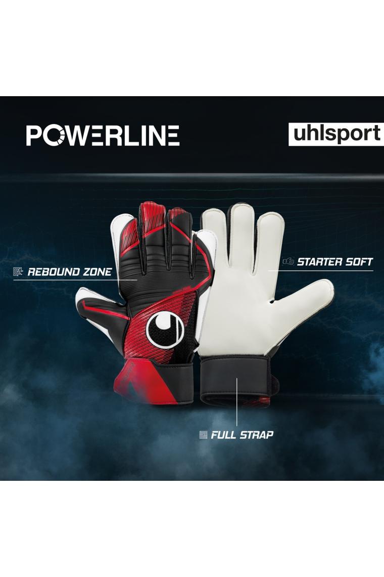Uhlsport Powerline Starter Soft Unisex Kırmızı Kaleci Eldiveni 101131201