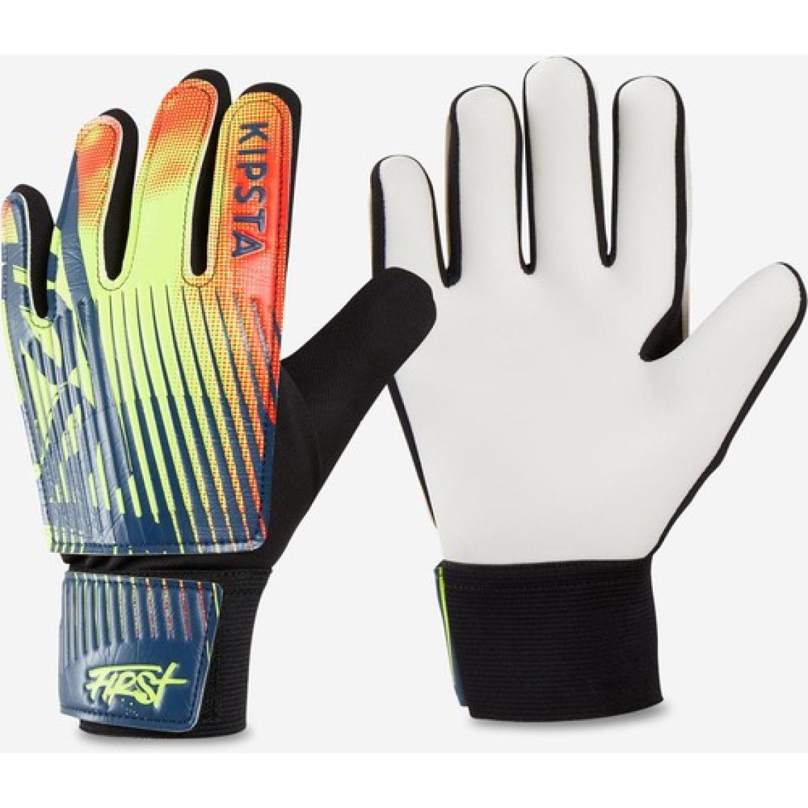 Decathlon Kipsta Çocuk Kaleci Eldiveni - Siyah / Sarı / Kırmızı - First