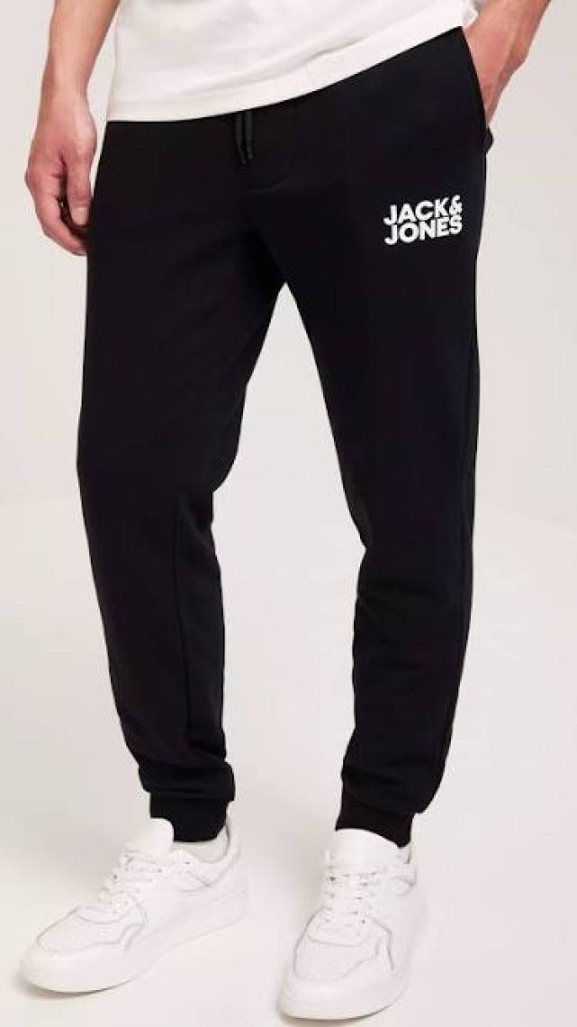 Jack & Jones JJIGORDON JJNEWSOFT SWEAT Siyah Erkek Eşofman Altı