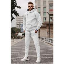 Madmext Beyaz Erkek Eşofman Takımı 5634