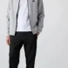 Air Jones Hugo Gri Melanj - Siyah Jogger Erkek Eşofman Takım - 85198