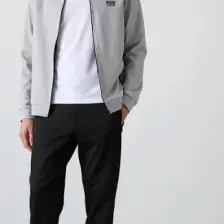 Air Jones Hugo Gri Melanj - Siyah Jogger Erkek Eşofman Takım - 85198
