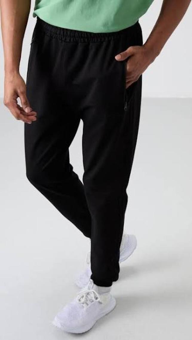 Air Jones  Rory Siyah Jogger Erkek Eşofman Alt - 84909