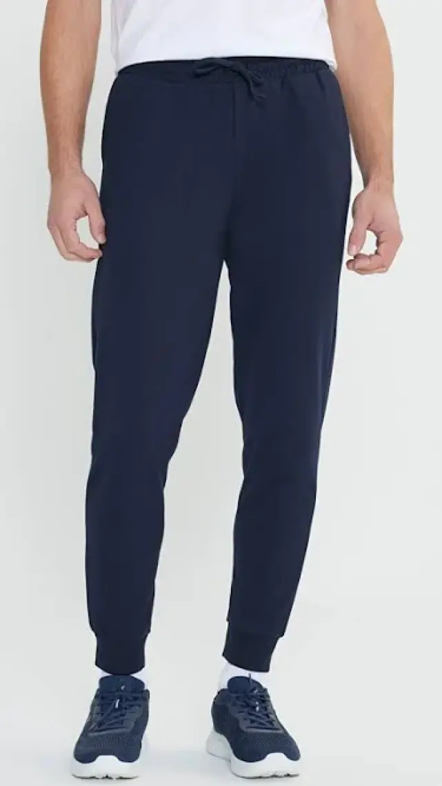 Altınyıldız Classics Erkek Lacivert Standart Fit Normal Kesim 2 İplik Cepli Rahat Recycle Pamuklu Jogger Eşofman Altı