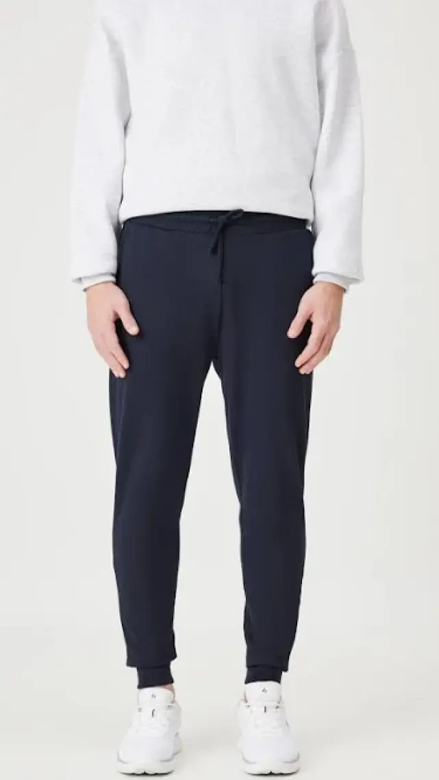 Altınyıldız Classics Erkek Lacivert Standart Fit Normal Kesim 2 İplik Cepli Rahat Recycle Pamuklu Jogger Eşofman Altı