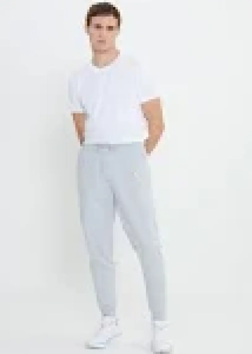 Altınyıldız Classics Erkek Gri Melanj Standart Fit Normal Kesim 2 İplik Cepli Rahat Recycle Pamuklu Jogger Eşofman Altı