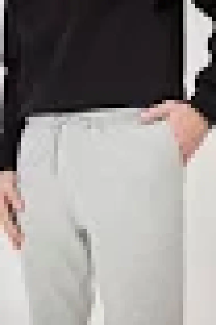 Altınyıldız Classics Erkek Gri Melanj Standart Fit Normal Kesim 2 İplik Cepli Rahat Recycle Pamuklu Jogger Eşofman Altı