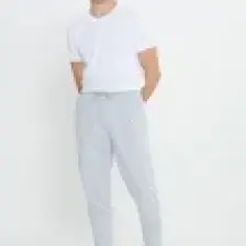 Altınyıldız Classics Erkek Gri Melanj Standart Fit Normal Kesim 2 İplik Cepli Rahat Recycle Pamuklu Jogger Eşofman Altı