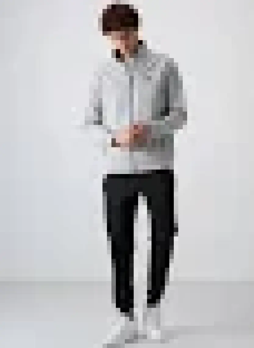 Air Jones Hugo Gri Melanj Jogger Erkek Eşofman Takım - 85198