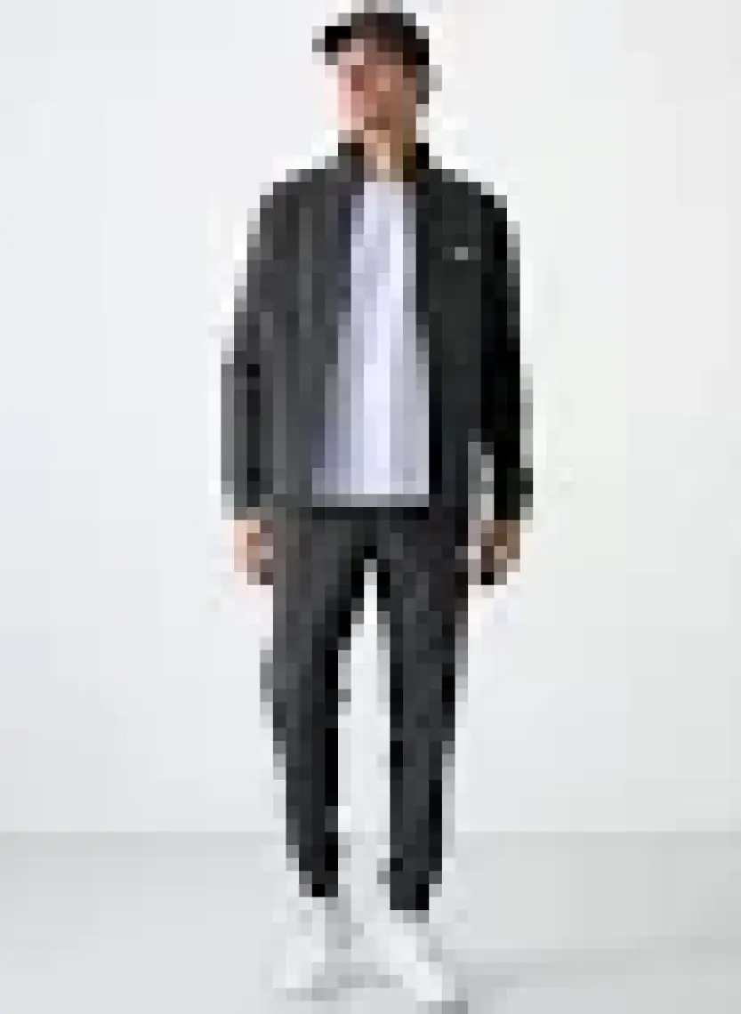 Air Jones Hugo Gri Melanj Jogger Erkek Eşofman Takım - 85198