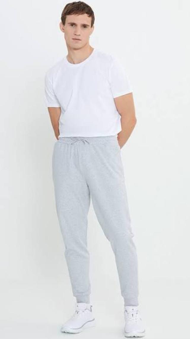 Altınyıldız Classics Erkek Gri Melanj Standart Fit Normal Kesim 2 İplik Cepli Rahat Recycle Pamuklu Jogger Eşofman Altı