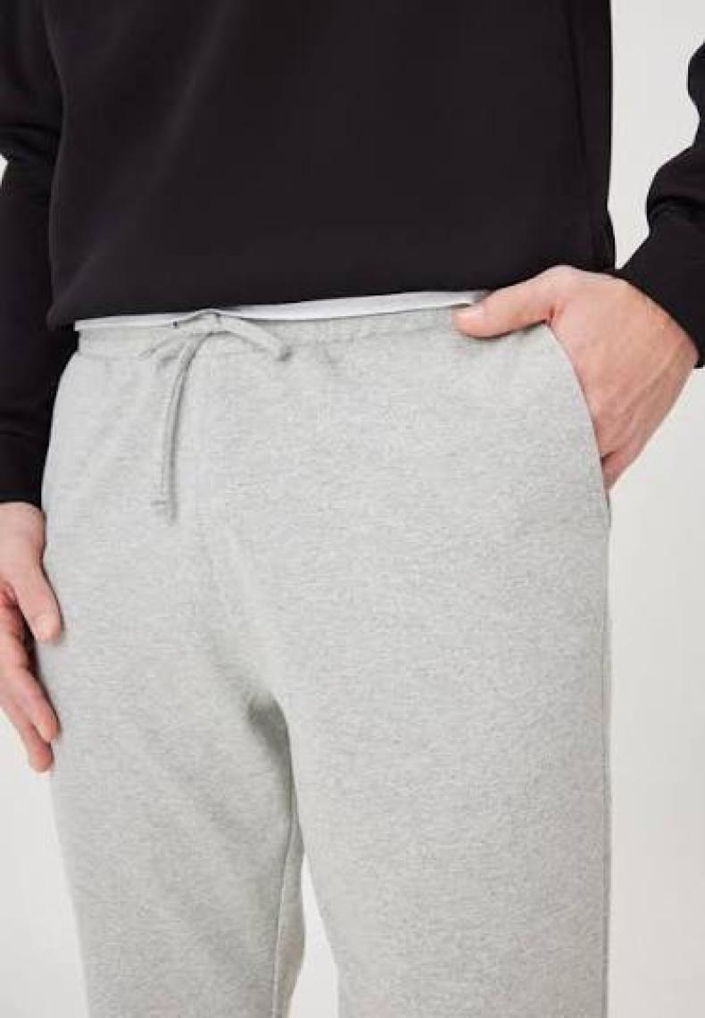Altınyıldız Classics Erkek Gri Melanj Standart Fit Normal Kesim 2 İplik Cepli Rahat Recycle Pamuklu Jogger Eşofman Altı