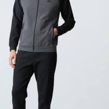 Tommy Life Tommy Life  Antrasit-Siyah Erkek Dik Yaka Çift Renk Slim Fit Klasik Paça Eşofman Takımı-85113