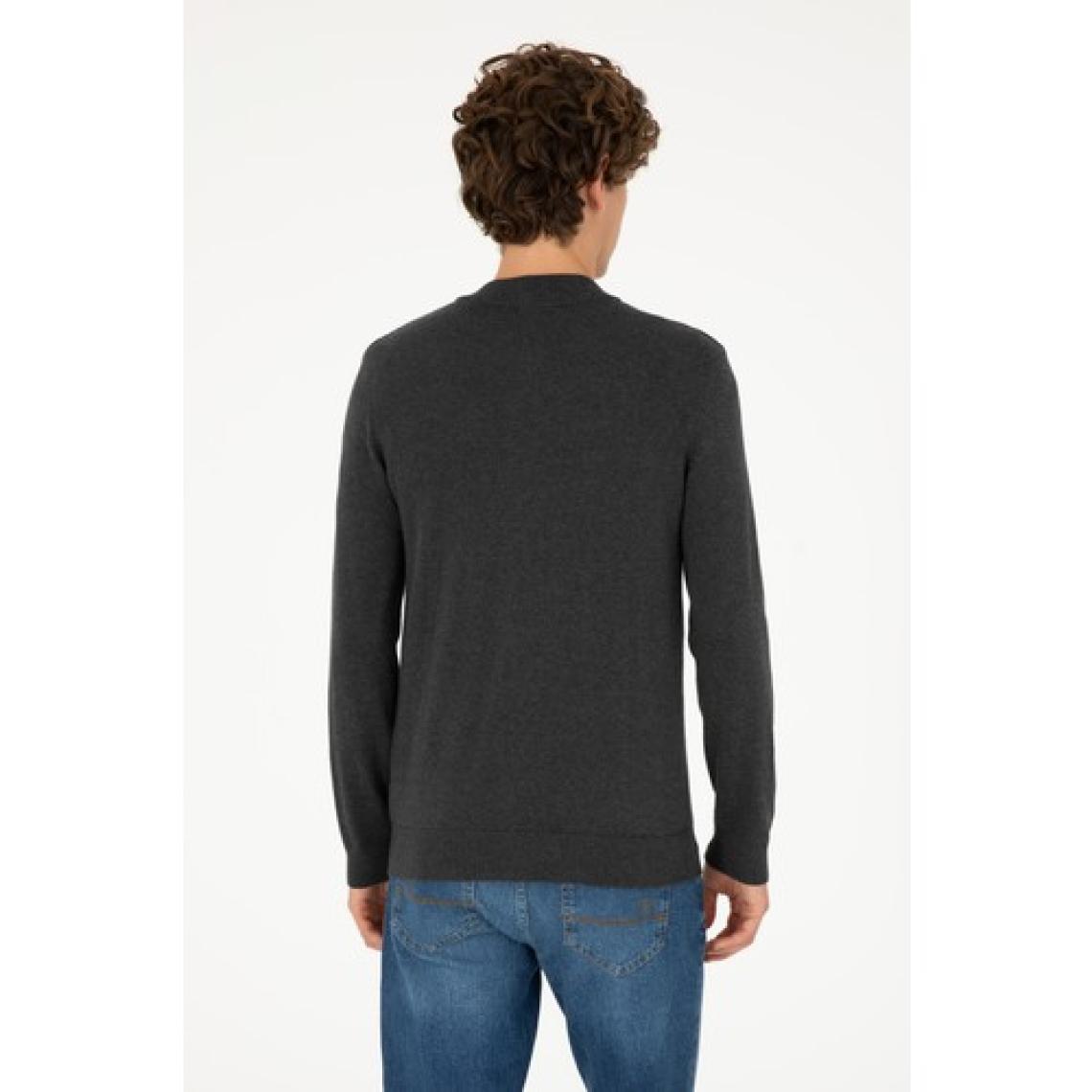 U.S. Polo Assn. Erkek Antrasit Melanj Hırka (Triko) 50293528-VR081