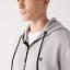 AVVA Erkek Gri Kapüşonlu Interlok Kumaş Fermuarlı Sweatshirt B001102