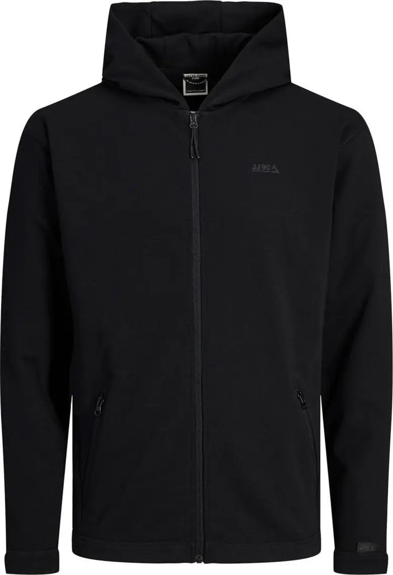 Jack & Jones 12253764  Jcocloud Sweat Zip Siyah